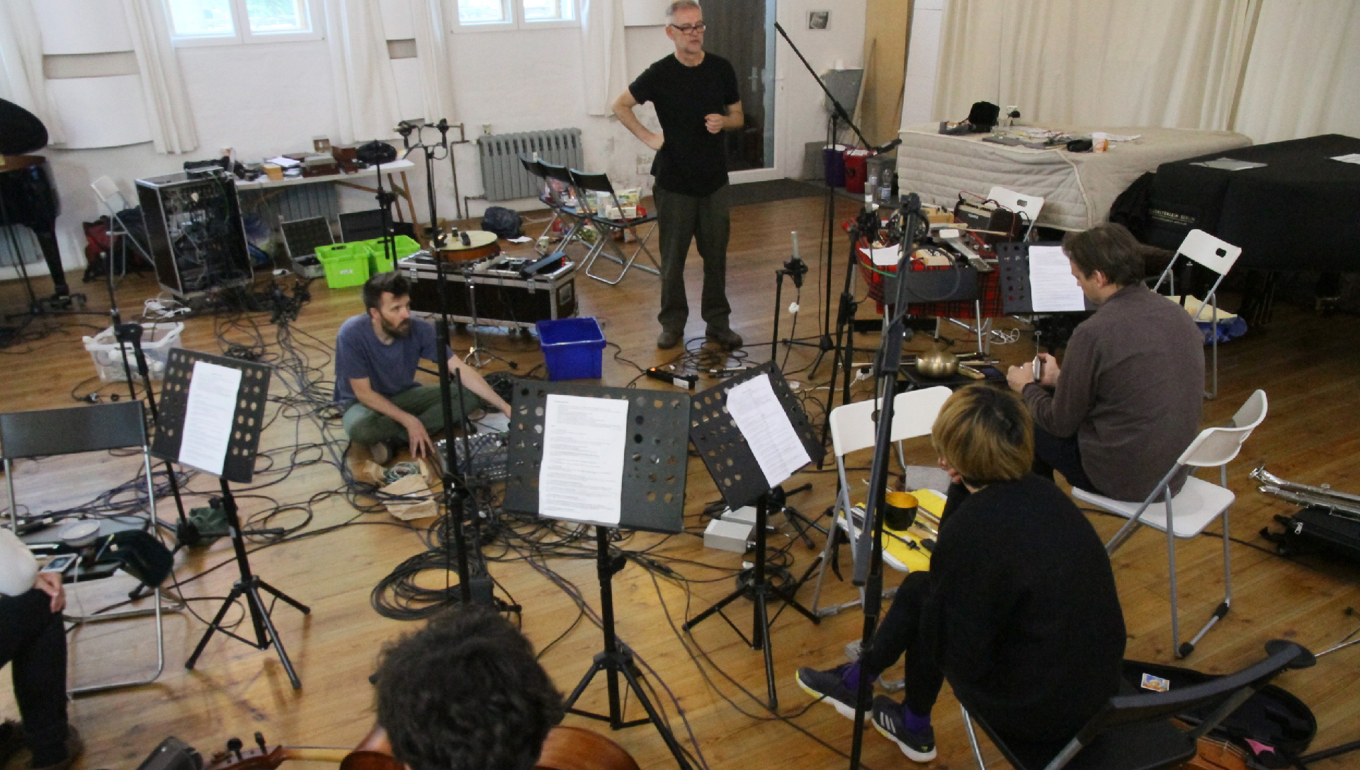 2019-07-08 Ame Zek's 'Unfinished sense of time' im Studio Börne45